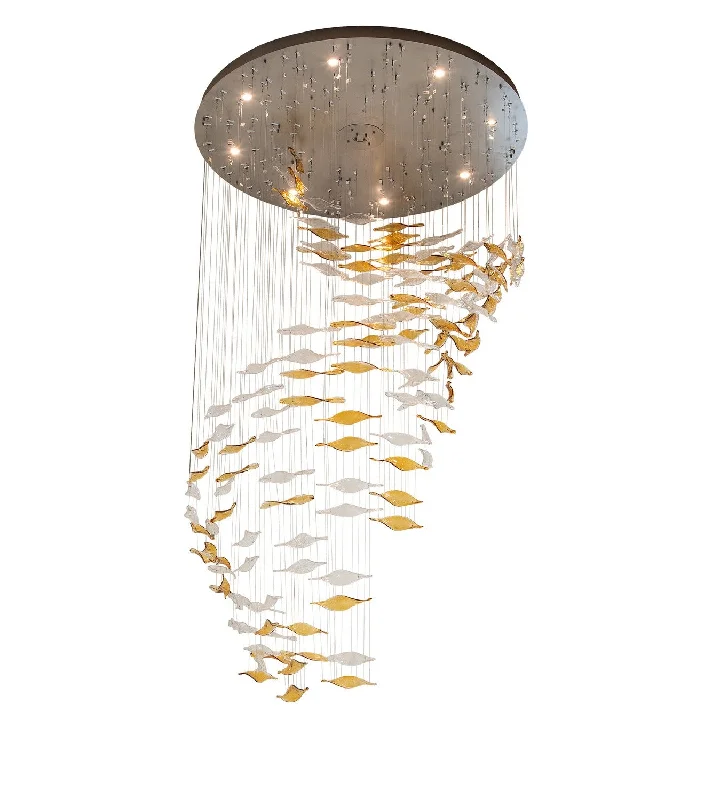 Chandeliers with Metal Frames in Copper FinishChandeliers with Metal Frames in Copper FinishSchole Eight Light Pendant