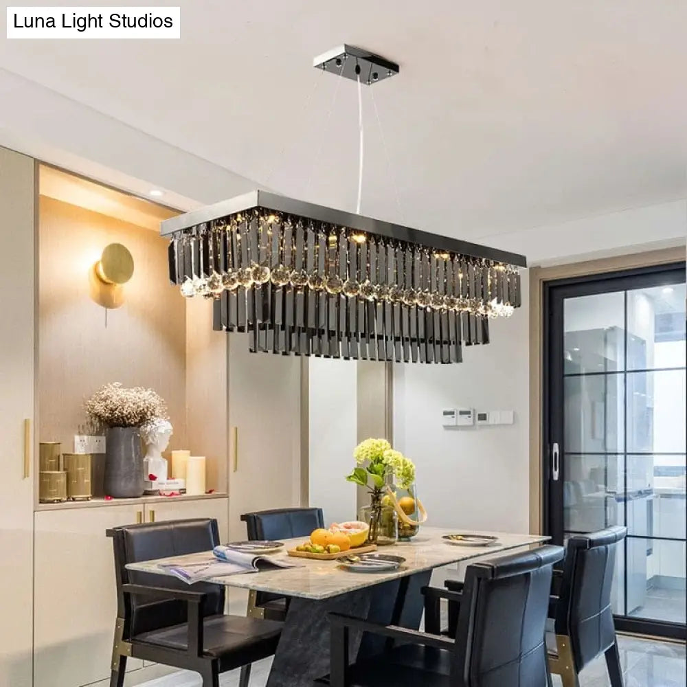 Art Deco Chandeliers for a Retro - Glam LookArt Deco Chandeliers for a Retro - Glam LookLamis - Modern Black Rectangle Crystal Chandelier Art Deco Chandeliers for a Retro - Glam LookArt Deco Chandeliers for a Retro - Glam LookLamis - Modern Black Rectangle Crystal Chandelier