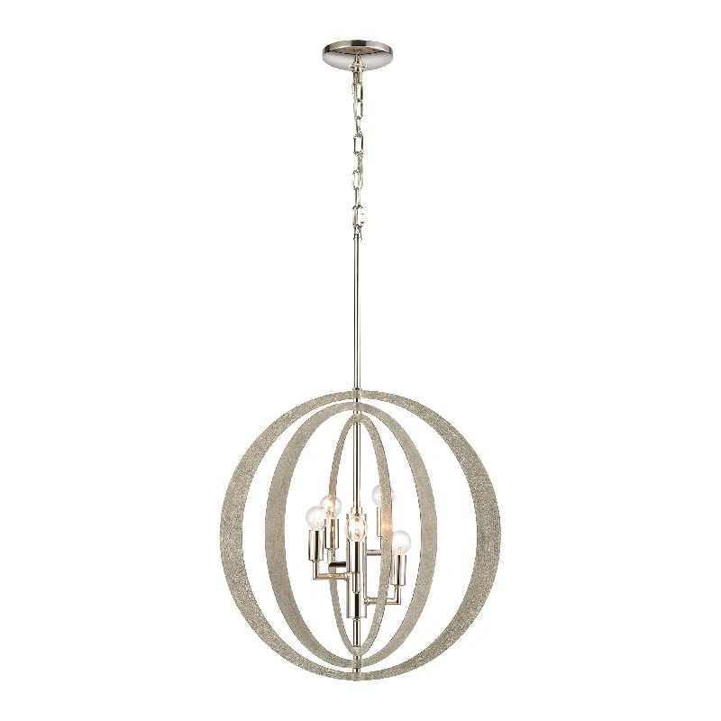 Modern Crystal Chandeliers for Contemporary HomesModern Crystal Chandeliers for Contemporary HomesRetro Rings 5-Light chandelier in Sandy Beechwood / Polished Nickel ELK Lighting Modern Crystal Chandeliers for Contemporary HomesModern Crystal Chandeliers for Contemporary HomesRetro Rings 5-Light chandelier in Sandy Beechwood / Polished Nickel ELK Lighting