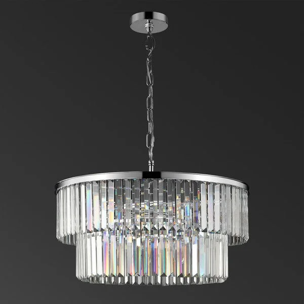 Ceiling - Mounted Chandeliers for Standard CeilingsCeiling - Mounted Chandeliers for Standard CeilingsSafavieh Karissa 2 Tier Chandelier