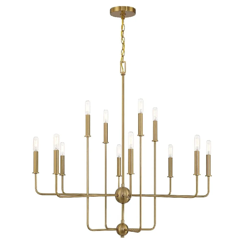 Chandeliers with Adjustable Height for Custom InstallationChandeliers with Adjustable Height for Custom InstallationAvondale 12-Light Chandelier