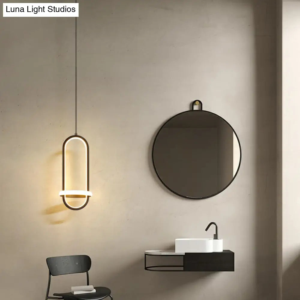 Chandeliers with Dimmable Lights for Ambiance ControlChandeliers with Dimmable Lights for Ambiance ControlLED Metal Bedside Pendant Light with Halo Ring