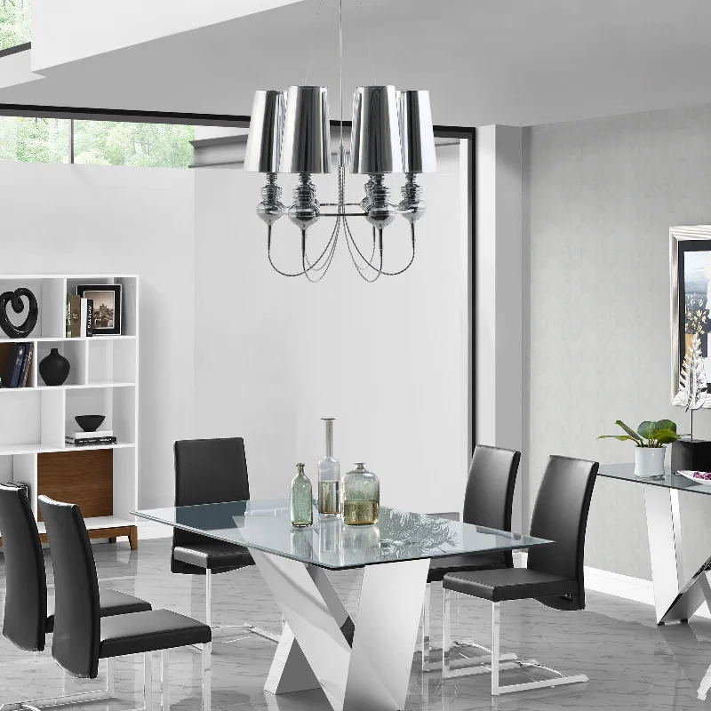 Art Deco Chandeliers for a Retro - Glam LookArt Deco Chandeliers for a Retro - Glam LookTapestry Stainless Steel Chandelier By Modway - EEI-1555