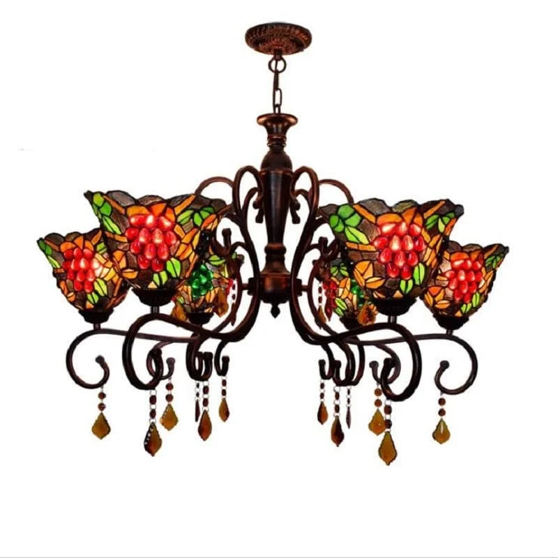 Oversized Chandeliers as a Statement Piece in Living RoomsOversized Chandeliers as a Statement Piece in Living RoomsTiffany Style Chandelier Stained Glass Antique Deisign Home Decoration