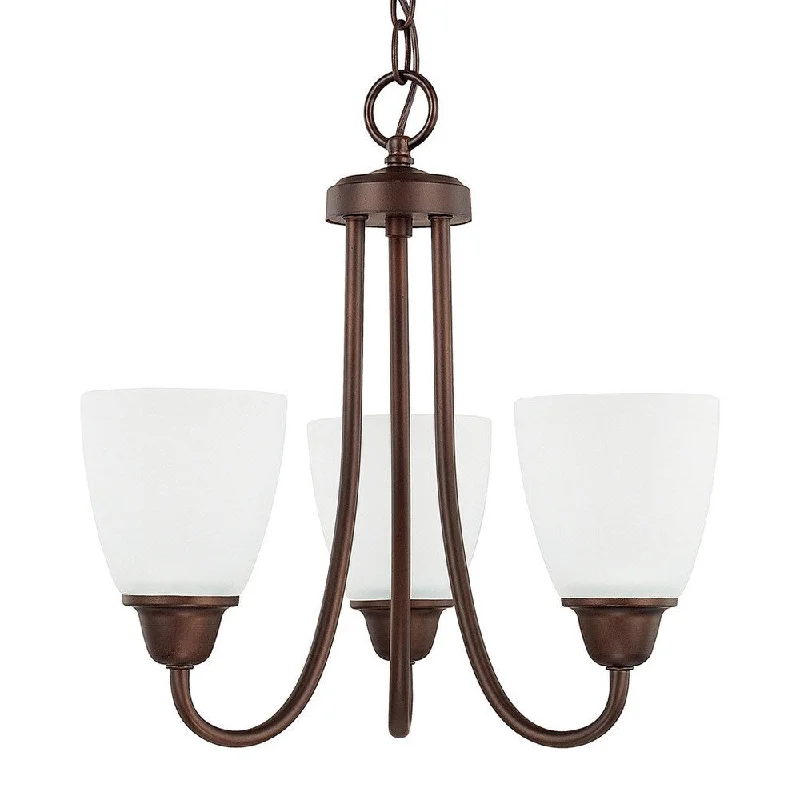 Minimalist Chandeliers for Sleek and Simple InteriorsMinimalist Chandeliers for Sleek and Simple InteriorsTrenton 3-light Bronze Chandelier