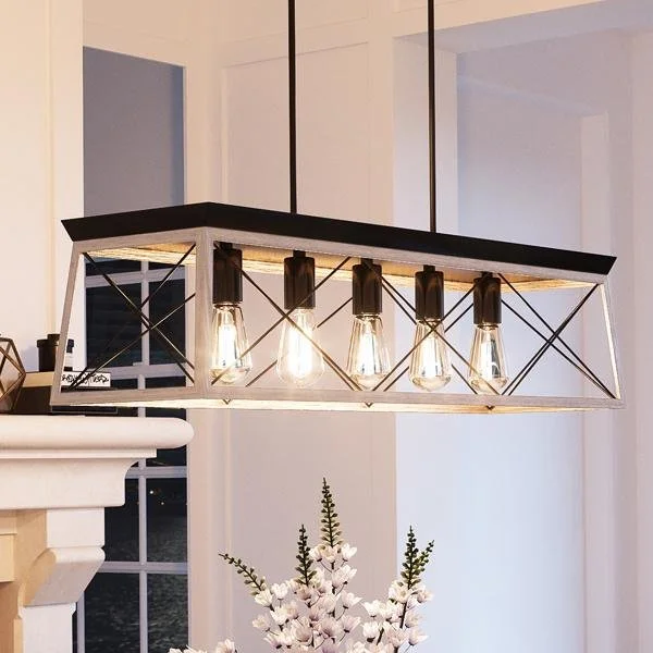 Chandeliers for Low Ceilings to Avoid OvercrowdingChandeliers for Low Ceilings to Avoid OvercrowdingUHP2127 Luxe Industrial Linear Chandelier, 9"H x 38"W, Charcoal Finish, Berkeley Collection Chandeliers for Low Ceilings to Avoid OvercrowdingChandeliers for Low Ceilings to Avoid OvercrowdingUHP2127 Luxe Industrial Linear Chandelier, 9"H x 38"W, Charcoal Finish, Berkeley Collection