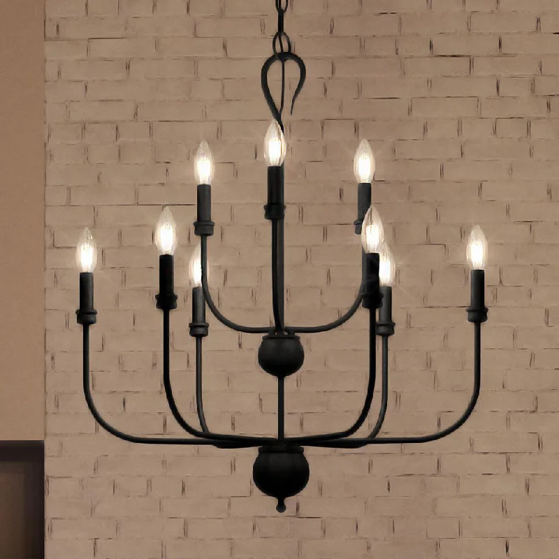 Large Chandeliers for Grand Halls and FoyersLarge Chandeliers for Grand Halls and FoyersUQL3826 Classic Chandelier 31.5''H x 27''W, Matte Black Finish, Newquay Collection Large Chandeliers for Grand Halls and FoyersLarge Chandeliers for Grand Halls and FoyersUQL3826 Classic Chandelier 31.5''H x 27''W, Matte Black Finish, Newquay Collection