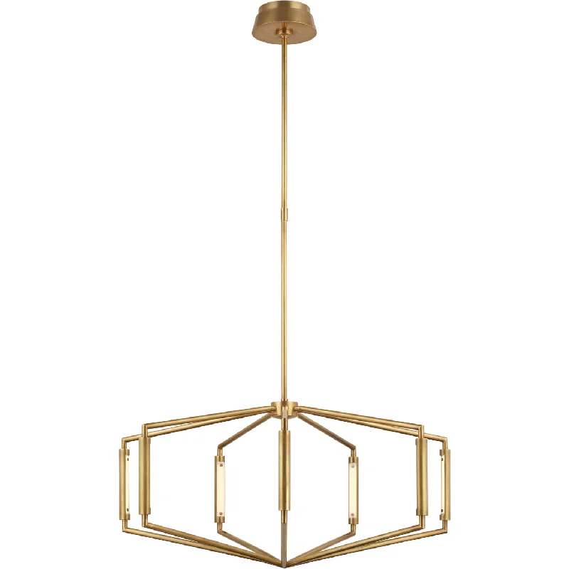 Mini Chandeliers for Adding Charm to Small SpacesMini Chandeliers for Adding Charm to Small SpacesAppareil 30" Low Profile Chandelier