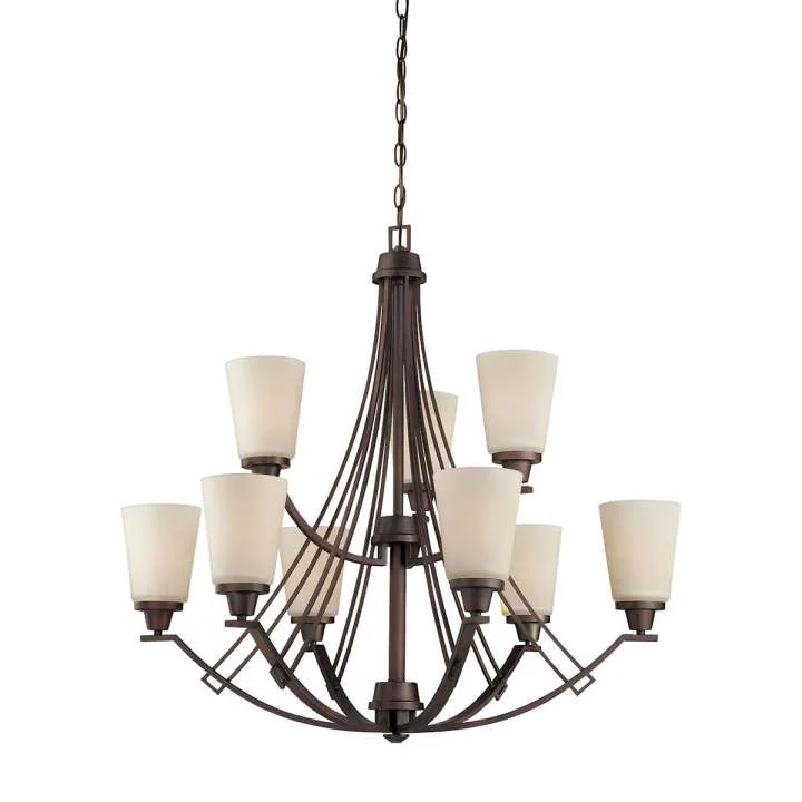 Incandescent Chandeliers for a Warm and Traditional GlowIncandescent Chandeliers for a Warm and Traditional GlowWright 9-Light Chandelier in Espresso