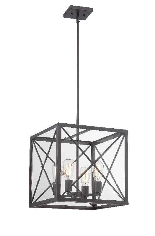 Scandinavian Style Ceiling Lights with Light Wood AccentsScandinavian Style Ceiling Lights with Light Wood AccentsFour Light Pendant