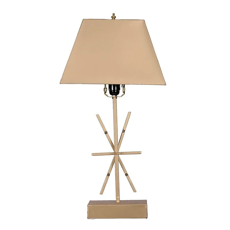 metal table lamps with a matte black finish for a sleek appearancemetal table lamps with a matte black finish for a sleek appearance14x10x26" Modern Chic Champagne Table Lamp