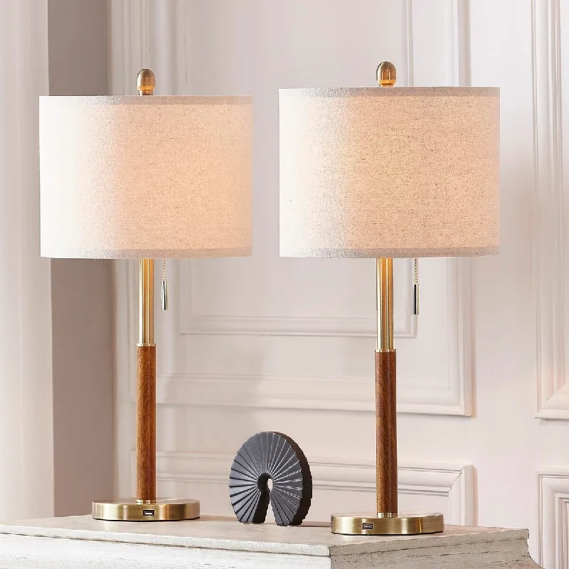 mid century modern table lamps with iconic designs for a stylish studymid century modern table lamps with iconic designs for a stylish study28" Gold Bedside Lamps Set of 2 for Bedroom - Modern Table Lamp with USB Charging Port Nightstand Lamp with 3-Way Dimmable