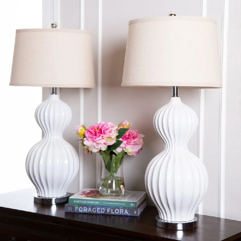 crystal table lamps with dazzling prisms for a glamorous effectcrystal table lamps with dazzling prisms for a glamorous effectAbbyson Large White Fluted Large 32-inch Table Lamp (Set of 2) crystal table lamps with dazzling prisms for a glamorous effectcrystal table lamps with dazzling prisms for a glamorous effectAbbyson Large White Fluted Large 32-inch Table Lamp (Set of 2)