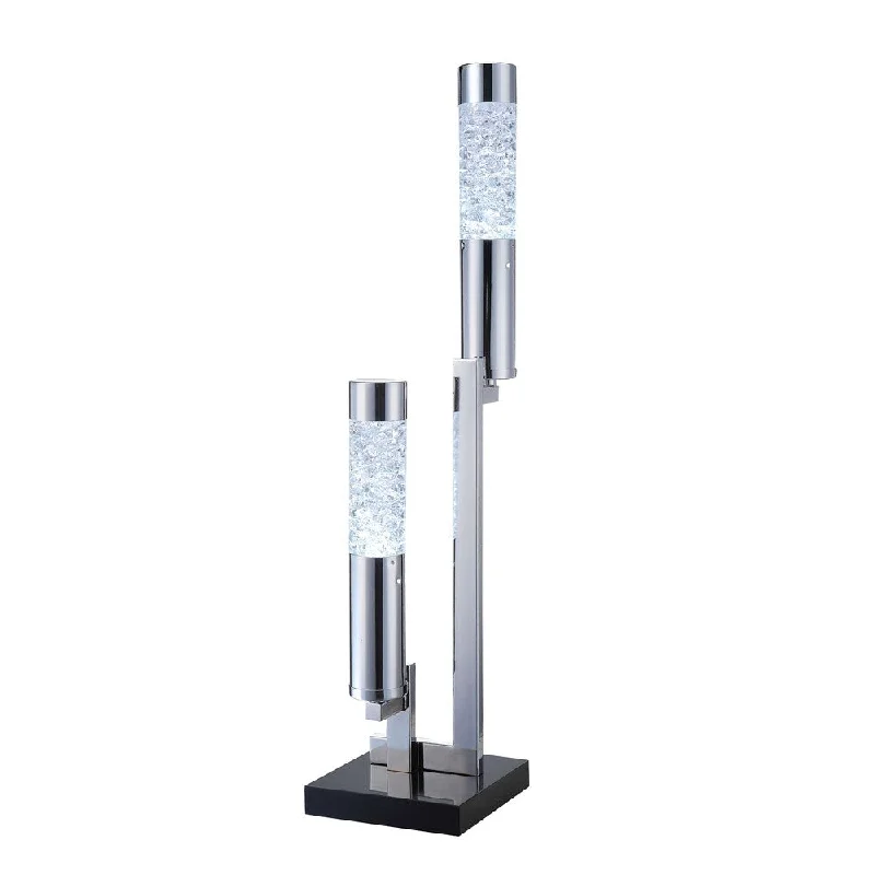 marble table lamps with a luxurious veined pattern for high end decormarble table lamps with a luxurious veined pattern for high end decorACME Mira Chrome Table Lamp