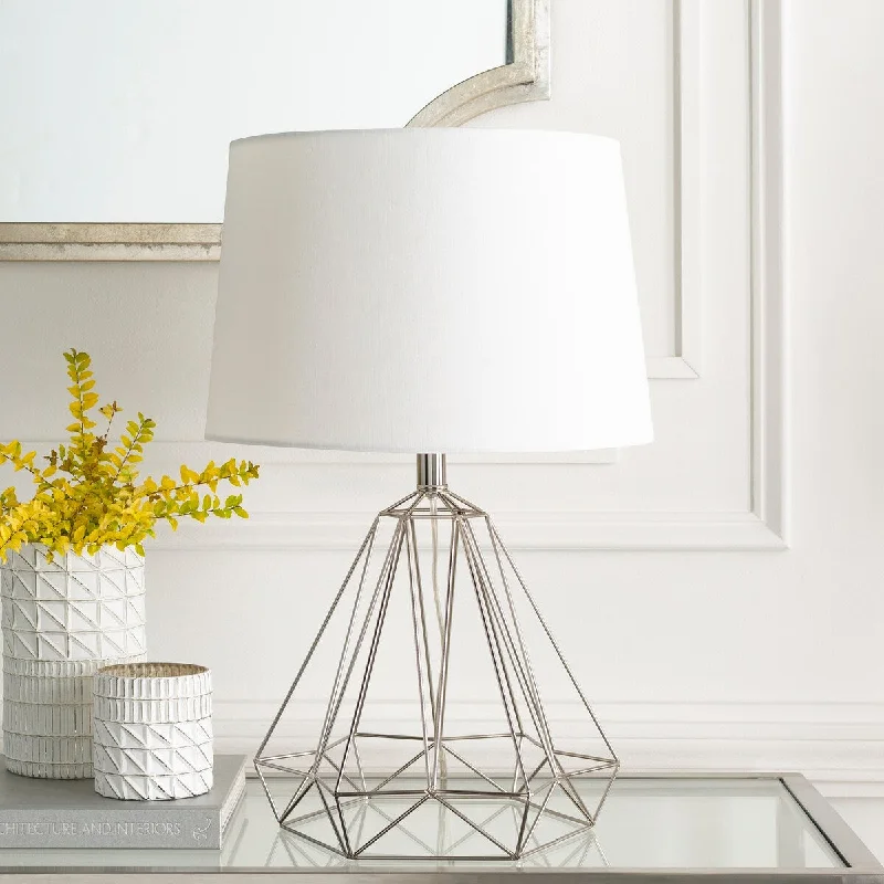 wooden table lamps with natural grain for a warm and organic feelwooden table lamps with natural grain for a warm and organic feelArtistic Weavers Dalla 24 in. Silver Modern Table Lamp
