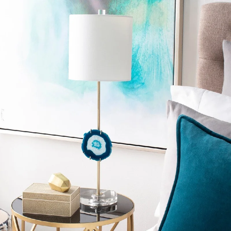 glass table lamps with a frosted surface for soft light diffusionglass table lamps with a frosted surface for soft light diffusionArtistic Weavers Kerse Mid-Century Agate 28-inch Table Lamp