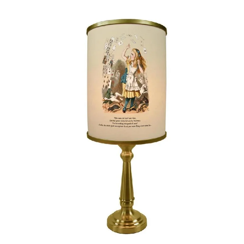 metal table lamps with a matte black finish for a sleek appearancemetal table lamps with a matte black finish for a sleek appearanceArtLight 'Alice in Wonderland' More Than A Lamp, Framed Art Now Comes Down From The Wall
