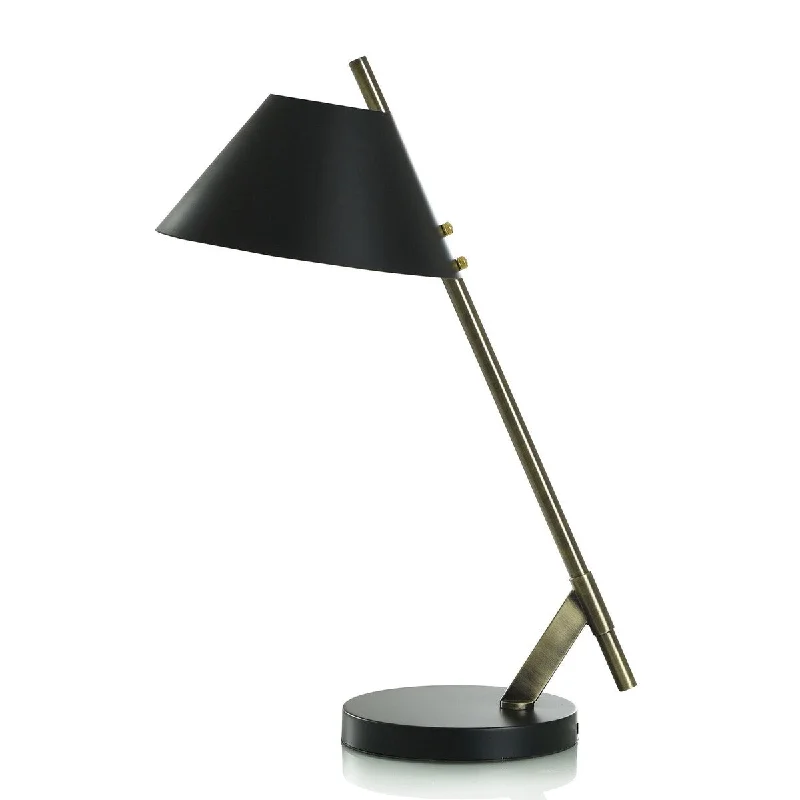 metal table lamps with a matte black finish for a sleek appearancemetal table lamps with a matte black finish for a sleek appearanceBrigg Black Table Lamp - Matte Black and Aged Brass Steel Body - Black Shade metal table lamps with a matte black finish for a sleek appearancemetal table lamps with a matte black finish for a sleek appearanceBrigg Black Table Lamp - Matte Black and Aged Brass Steel Body - Black Shade