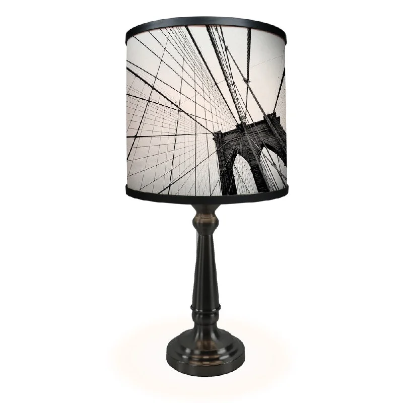 bohemian table lamps with colorful patterns for eclectic bedroomsbohemian table lamps with colorful patterns for eclectic bedroomsBrooklyn Bridge More Than A Lamp, Framed Art Comes Down From the Wall