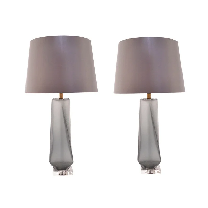 glass table lamps with a frosted surface for soft light diffusionglass table lamps with a frosted surface for soft light diffusionCalla 28" Table Lamp (Set of 2)