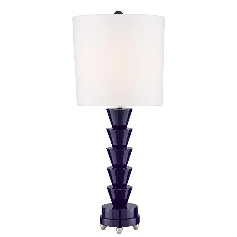 mid century modern table lamps with iconic designs for a stylish studymid century modern table lamps with iconic designs for a stylish studyCurrey & Company Culture Blue Table Lamp - 33"h x 14"dia