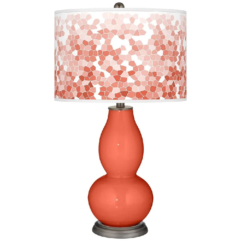 wooden table lamps with natural grain for a warm and organic feelwooden table lamps with natural grain for a warm and organic feelDaring Orange Mosaic Giclee Double Gourd Table Lamp - 16" x 29" wooden table lamps with natural grain for a warm and organic feelwooden table lamps with natural grain for a warm and organic feelDaring Orange Mosaic Giclee Double Gourd Table Lamp - 16" x 29"