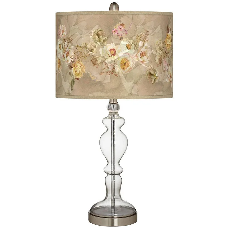 rustic farmhouse table lamps for cozy kitchensrustic farmhouse table lamps for cozy kitchensFloral Spray Giclee Apothecary Clear Glass Table Lamp - 13" x 28" rustic farmhouse table lamps for cozy kitchensrustic farmhouse table lamps for cozy kitchensFloral Spray Giclee Apothecary Clear Glass Table Lamp - 13" x 28"