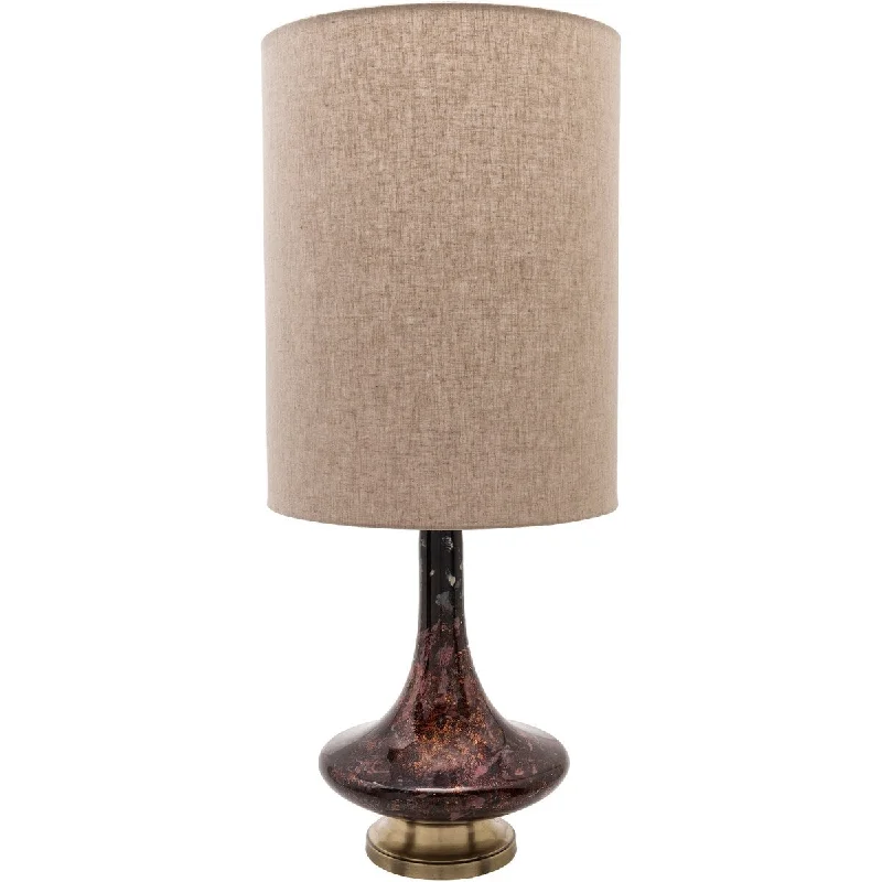 metal table lamps with a matte black finish for a sleek appearancemetal table lamps with a matte black finish for a sleek appearanceKamora Table Lamp with Painted Glass Base