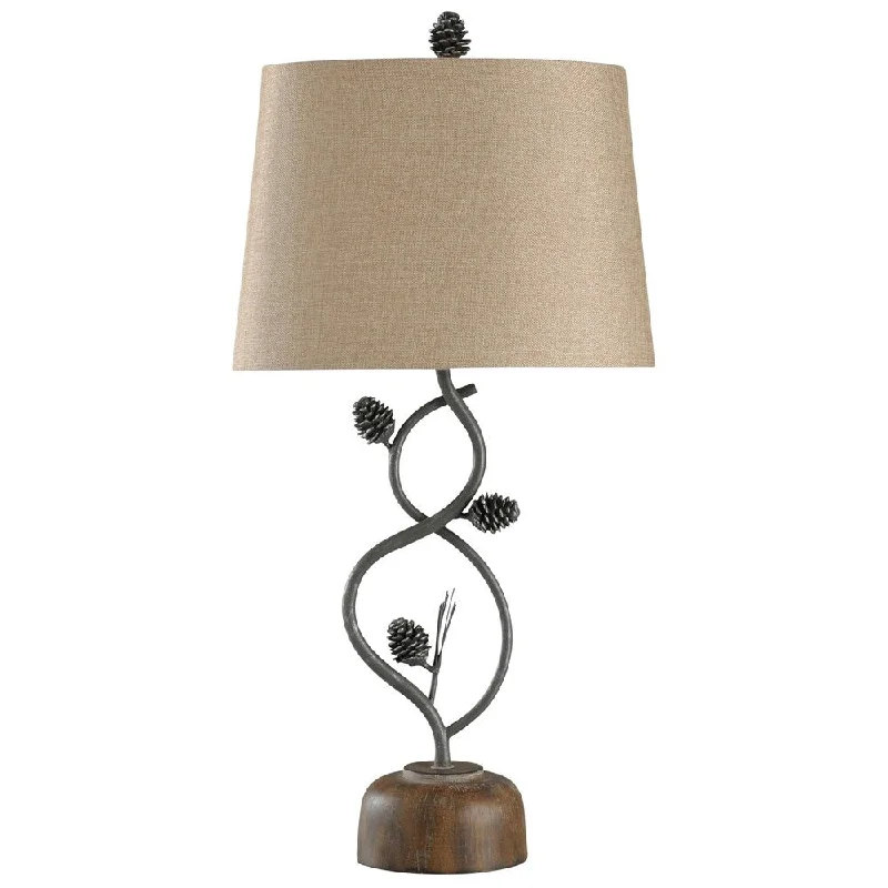 metal table lamps with a matte black finish for a sleek appearancemetal table lamps with a matte black finish for a sleek appearanceKerr Brown and Black Pinecone Table Lamp - Beige Shade metal table lamps with a matte black finish for a sleek appearancemetal table lamps with a matte black finish for a sleek appearanceKerr Brown and Black Pinecone Table Lamp - Beige Shade