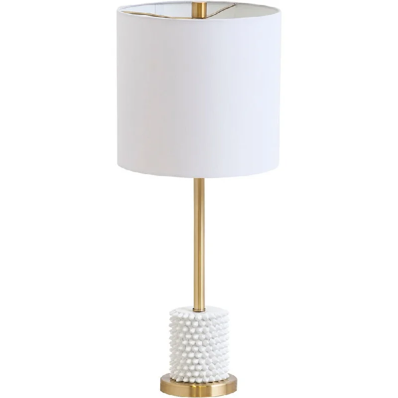victorian style table lamps with ornate details for traditional homesvictorian style table lamps with ornate details for traditional homesMercana Lappa II White Spikes Metal Table Lamp - DISCO