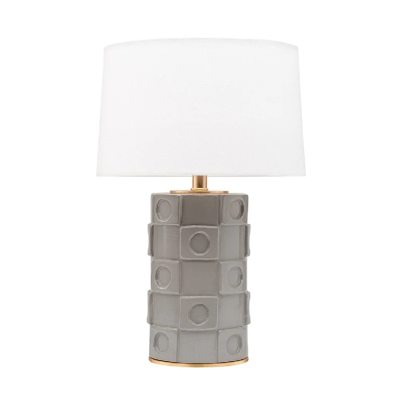 ceramic table lamps with hand painted designs for an artistic touchceramic table lamps with hand painted designs for an artistic touchMitzi by Hudson Valley Athena 1-light Opal Gray and Gold Leaf Table Lamp, Off White Belgian Linen