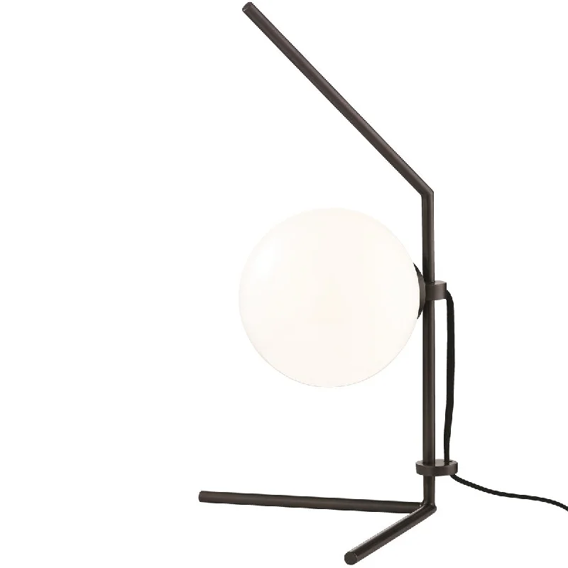 industrial style table lamps with exposed bulbs for loft apartmentsindustrial style table lamps with exposed bulbs for loft apartmentsMitzi by Hudson Valley Tori LED Old Bronze Table Lamp, Opal Glossy Glass