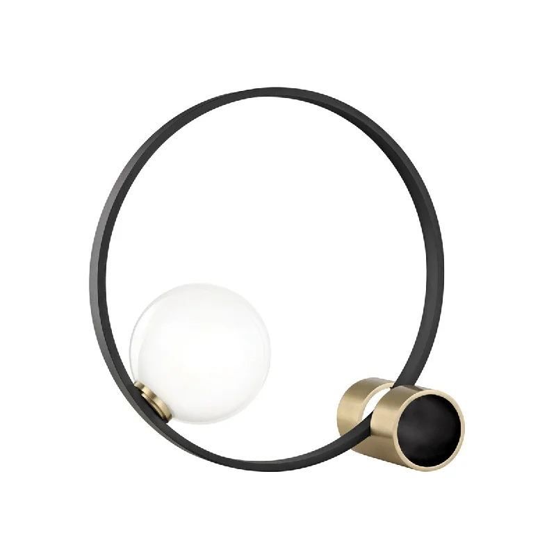 marble table lamps with a luxurious veined pattern for high end decormarble table lamps with a luxurious veined pattern for high end decorMitzi by Hudson Valley Zena LED Aged Brass Table Lamp with Black Accents, Clear Glass Outside Etched Glass Inside