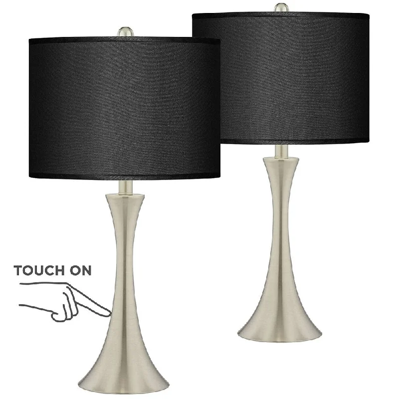 wooden table lamps with natural grain for a warm and organic feelwooden table lamps with natural grain for a warm and organic feelModern Accent Table Lamps 24" High Set of 2 Nickel LED Touch - 13" x 24" wooden table lamps with natural grain for a warm and organic feelwooden table lamps with natural grain for a warm and organic feelModern Accent Table Lamps 24" High Set of 2 Nickel LED Touch - 13" x 24"