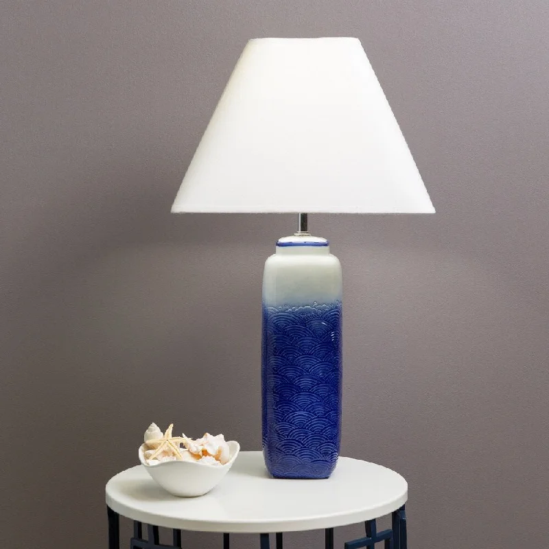 wooden table lamps with natural grain for a warm and organic feelwooden table lamps with natural grain for a warm and organic feelModern Fram Table Lamp with Glazed Ceramic Base