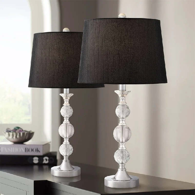crystal table lamps with dazzling prisms for a glamorous effectcrystal table lamps with dazzling prisms for a glamorous effectModern Table Lamps 25 1/2" High Set of 2 Stacked Crystal for Bedroom - 12" x 25" crystal table lamps with dazzling prisms for a glamorous effectcrystal table lamps with dazzling prisms for a glamorous effectModern Table Lamps 25 1/2" High Set of 2 Stacked Crystal for Bedroom - 12" x 25"