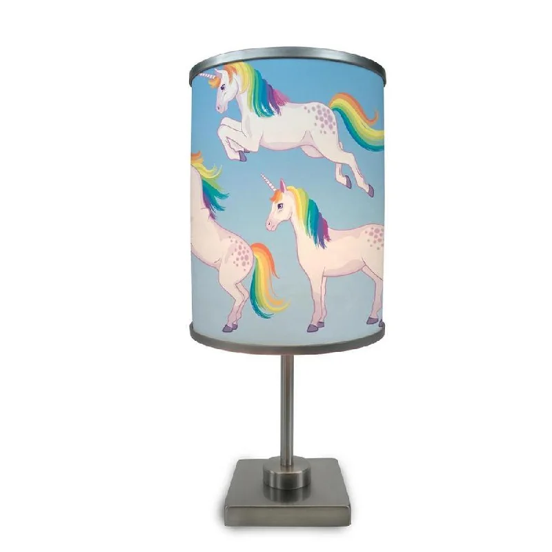 marble table lamps with a luxurious veined pattern for high end decormarble table lamps with a luxurious veined pattern for high end decor"Playful Unicorns More Than A Lamp, Framed Art Now Comes Down From The Wall"