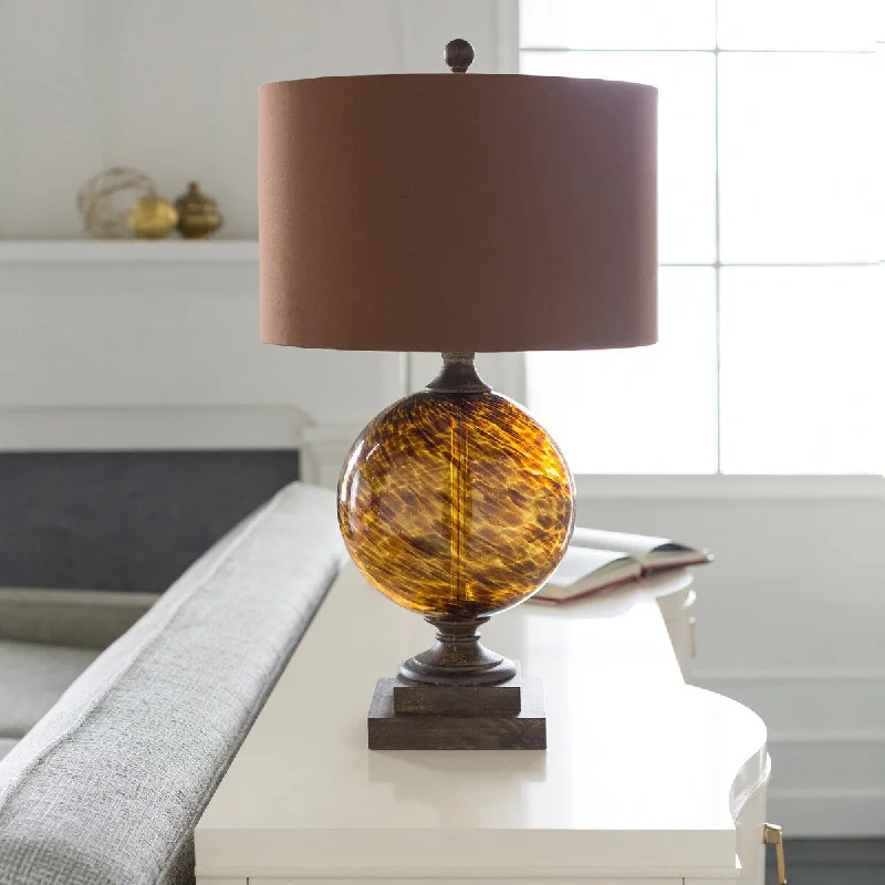 gothic style table lamps with dark finishes for a mysterious lookgothic style table lamps with dark finishes for a mysterious lookRimbey Table Lamp with Brown Base and Brown Shade