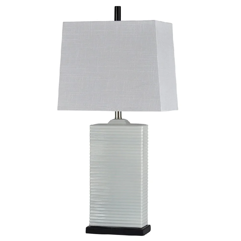 bohemian table lamps with colorful patterns for eclectic bedroomsbohemian table lamps with colorful patterns for eclectic bedroomsSeger White Table Lamp - White Shade