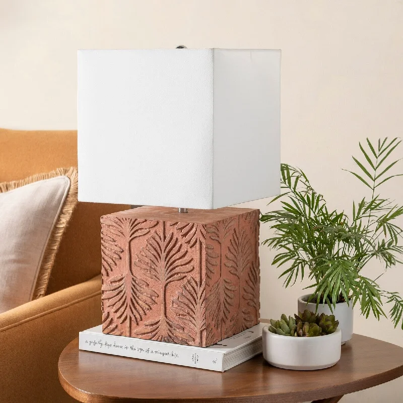 bohemian table lamps with colorful patterns for eclectic bedroomsbohemian table lamps with colorful patterns for eclectic bedroomsShei Table Lamp with Brown Base and White Shade