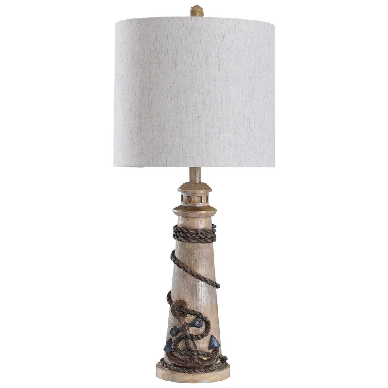 marble table lamps with a luxurious veined pattern for high end decormarble table lamps with a luxurious veined pattern for high end decorStyleCraft St Ives Tan Lighthouse with Rope and Anchor Details Table Lamp