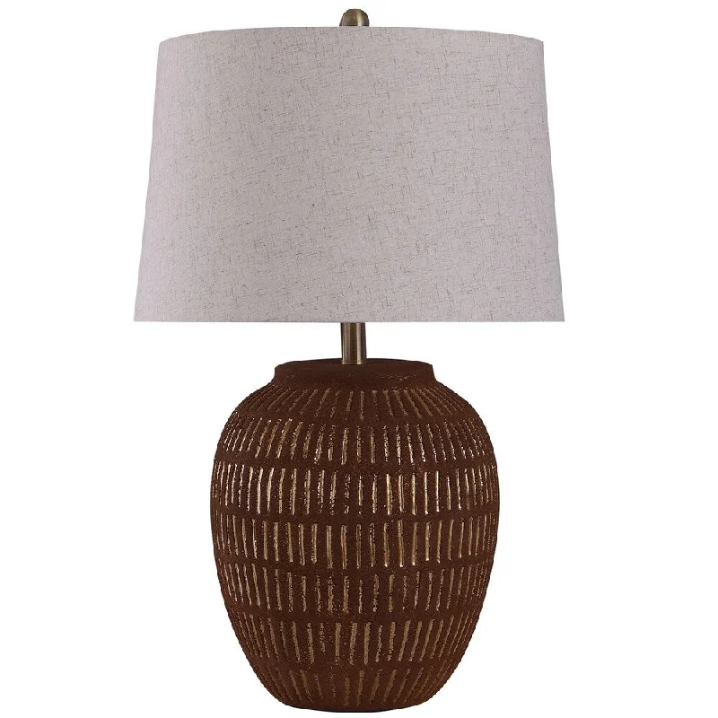 glass table lamps with a frosted surface for soft light diffusionglass table lamps with a frosted surface for soft light diffusionStyleCraft Stoneside Rustic Fired Gold Ceramic Table Lamp with Oatmeal Tapered Drum Shade