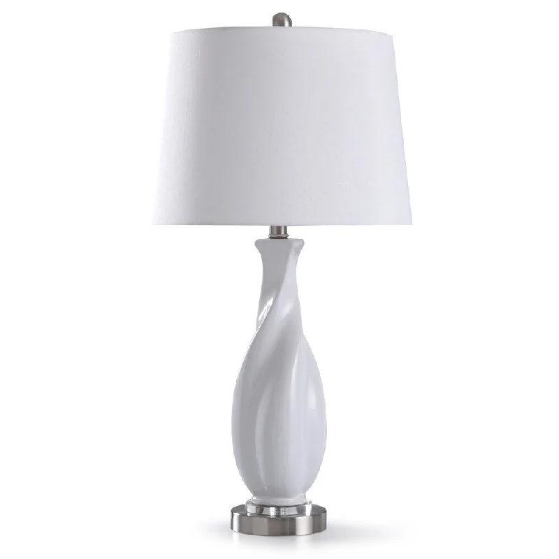 ceramic table lamps with hand painted designs for an artistic touchceramic table lamps with hand painted designs for an artistic touchStyleCraft Twisted Ceramic White and Chrome with White Shade Table Lamp ceramic table lamps with hand painted designs for an artistic touchceramic table lamps with hand painted designs for an artistic touchStyleCraft Twisted Ceramic White and Chrome with White Shade Table Lamp