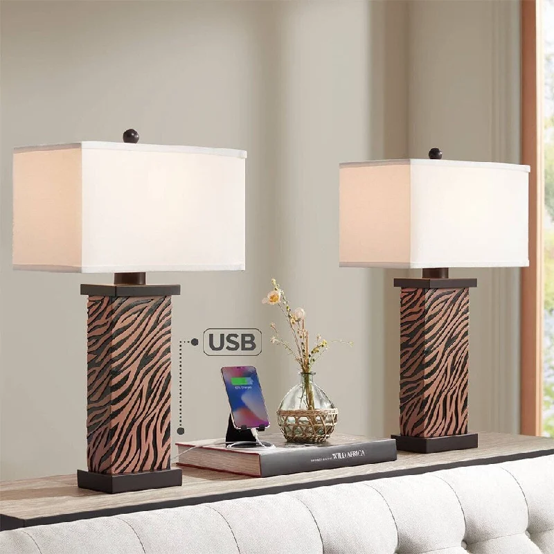 victorian style table lamps with ornate details for traditional homesvictorian style table lamps with ornate details for traditional homesTable Lamps Set of 2 with USB Port 27" Tall Zebra Faux Wood Bedroom - 15" x 26" victorian style table lamps with ornate details for traditional homesvictorian style table lamps with ornate details for traditional homesTable Lamps Set of 2 with USB Port 27" Tall Zebra Faux Wood Bedroom - 15" x 26"