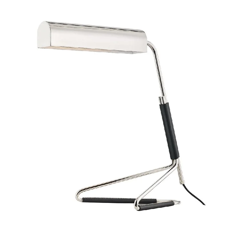modern minimalist table lamps for contemporary living roomsmodern minimalist table lamps for contemporary living roomsVance 1-light Polished Nickel and Black Table Lamp, Polished Nickel Metal